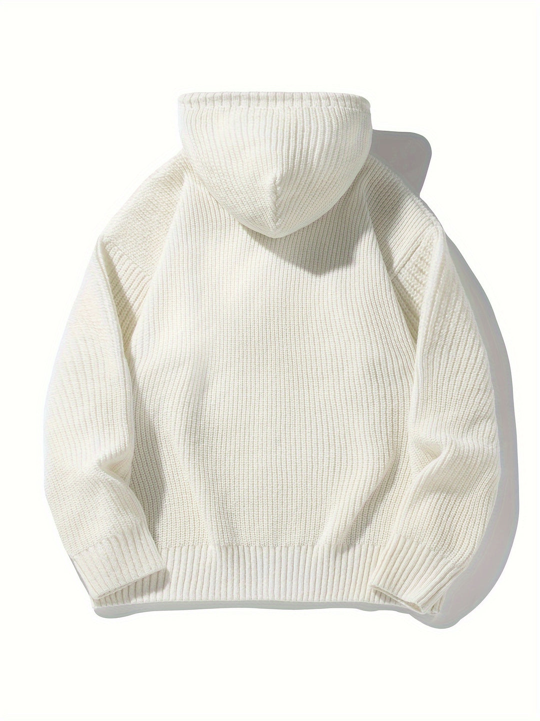 Heren Gebreide Hoodie | Retro Stijl & Comfortabel | Met Zakken | Lente/Herfst