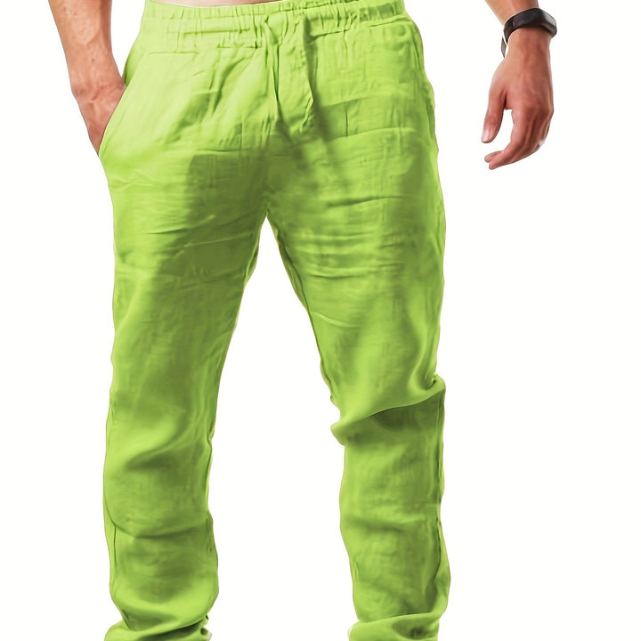 Heren Broek | Tapered | Trekkoord | Zomer