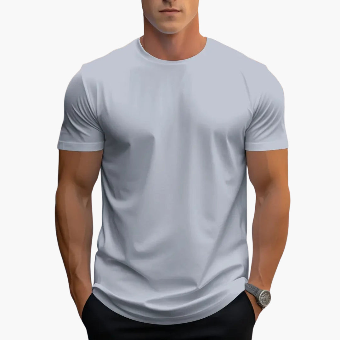 Heren T-Shirt | Ronde Hals | Korte Mouwen | Recht