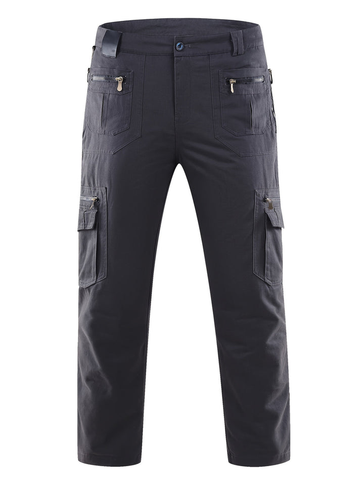 Heren Cargo Broek | 100% Katoen | Multi-zakken Ontwerp | Casual & Comfortabel voor Outdoor