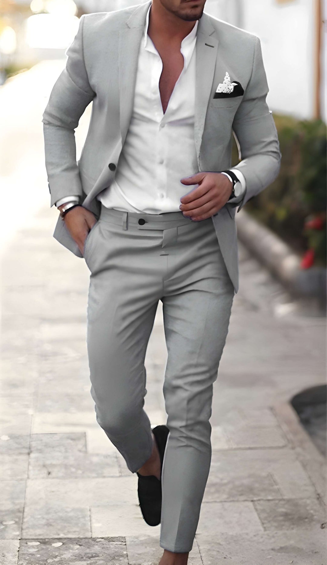 Heren Pak | Tweedelig Kleding | Slim Fit | Elegante Look