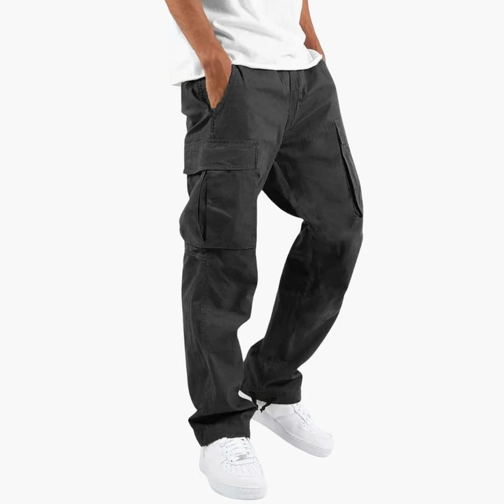 Heren Cargo Broek | Pantalon | Rechte Pasvorm | Opbergzakken