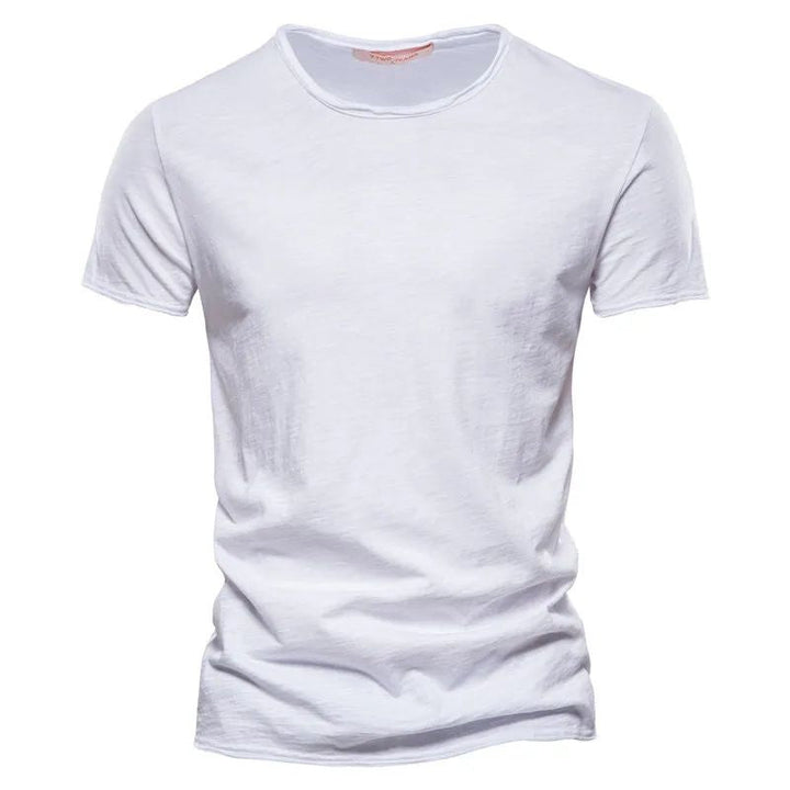 Heren T-shirt | Slim Fit Pasvorm | Ademend Katoen | Korte Mouw | Casual Top