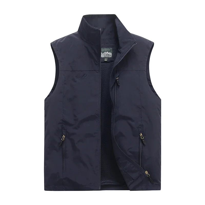 Heren Bodywarmer | Elegant | Met Rits | Zomer