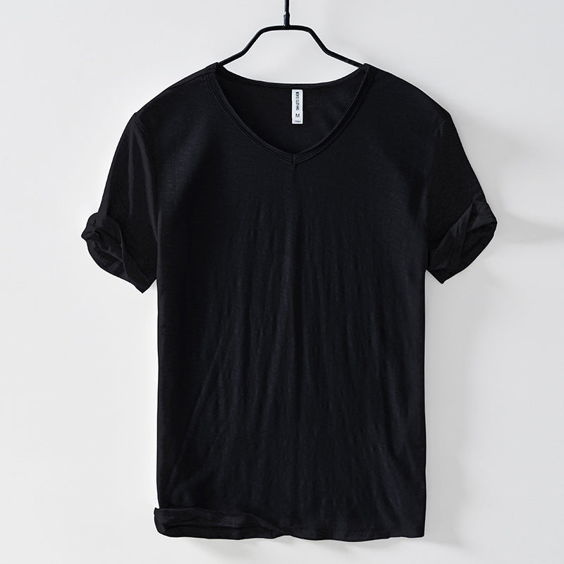 Heren T-shirt | Zacht & Verfijnd | Comfortabele Stof & Stijlvolle Halslijn | Voor Elke Dag