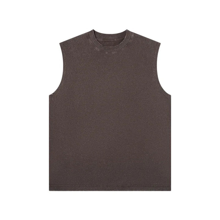 Heren Top | Mouwloze Top | Ronde Hals | Vrije Tijd
