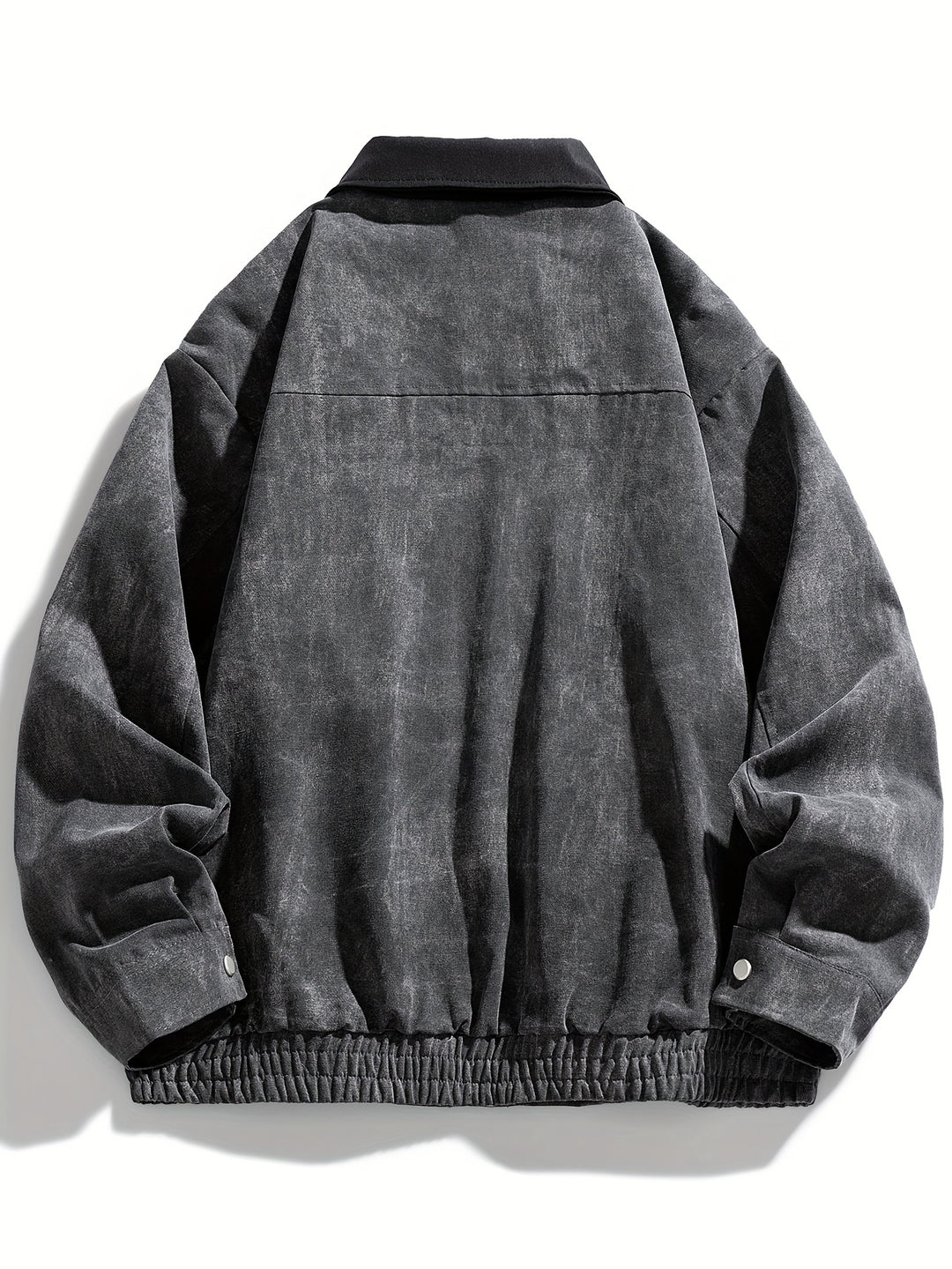 Heren Jas | Oversized | Borstzakken Met Kraag | Lente