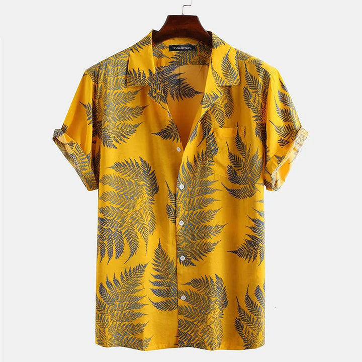 Heren Shirt | Retro | Tropisch | Korte Mouw | Zomer