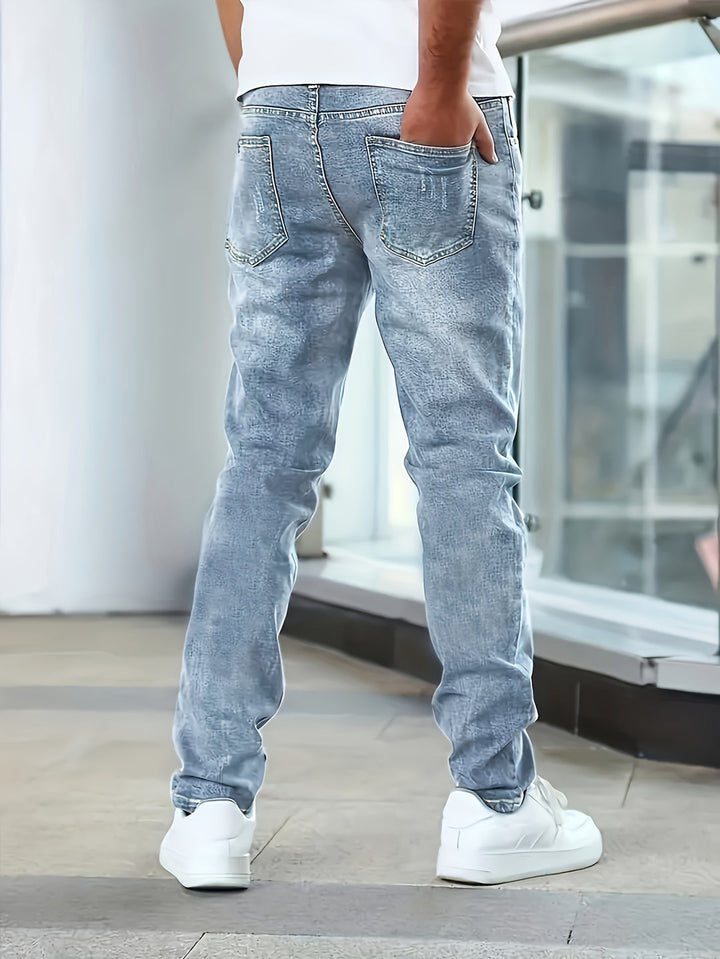 Heren Casual Jeans | Medium Stretch & Klassiek Design | Denimbroek