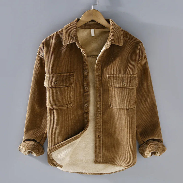 Geraffineerd Corduroy overhemd voor behaaglijke winter Elegantie en veelzijdigheid | Olivier