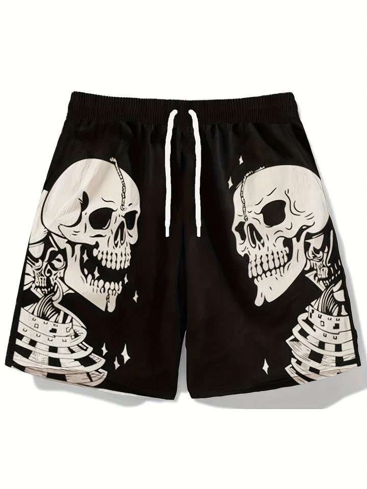 Herenshorts | Schedelprint | Casual & Comfortabel | Premium Polyester
