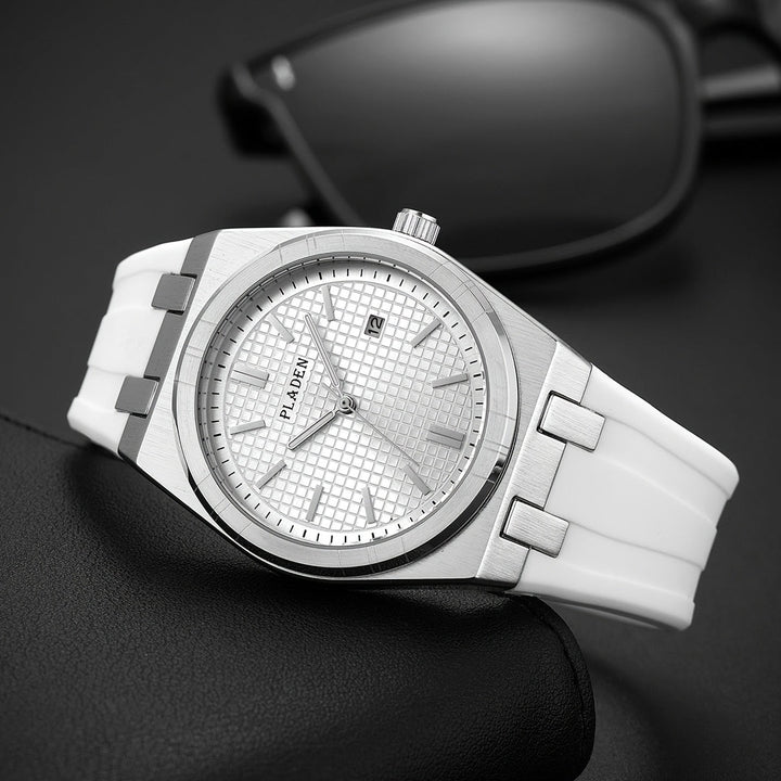 Heren Horloge | Minimalistisch | Datumfunctie | Siliconen Band | Zomer