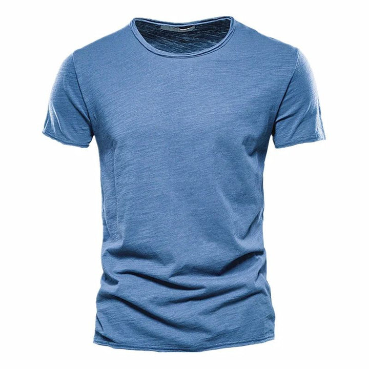 Heren T-shirt | Slim Fit Pasvorm | Ademend Katoen | Korte Mouw | Casual Top