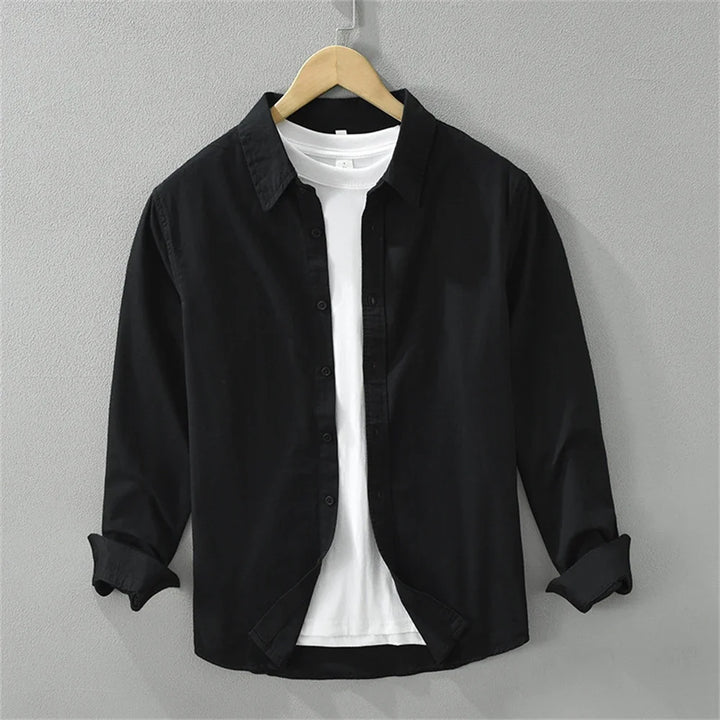 Heren Overhemd | Button Overhemd | Lange Mouwen | Minimalistisch