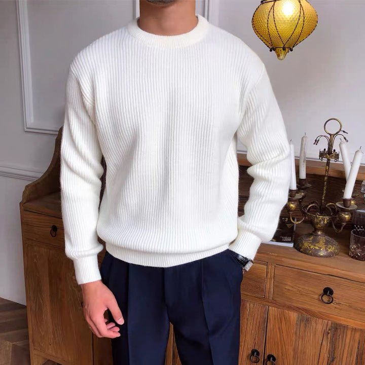 Truien Heren | Gebreide Ribbel Sweater | Tijdloze Warmte & Comfort