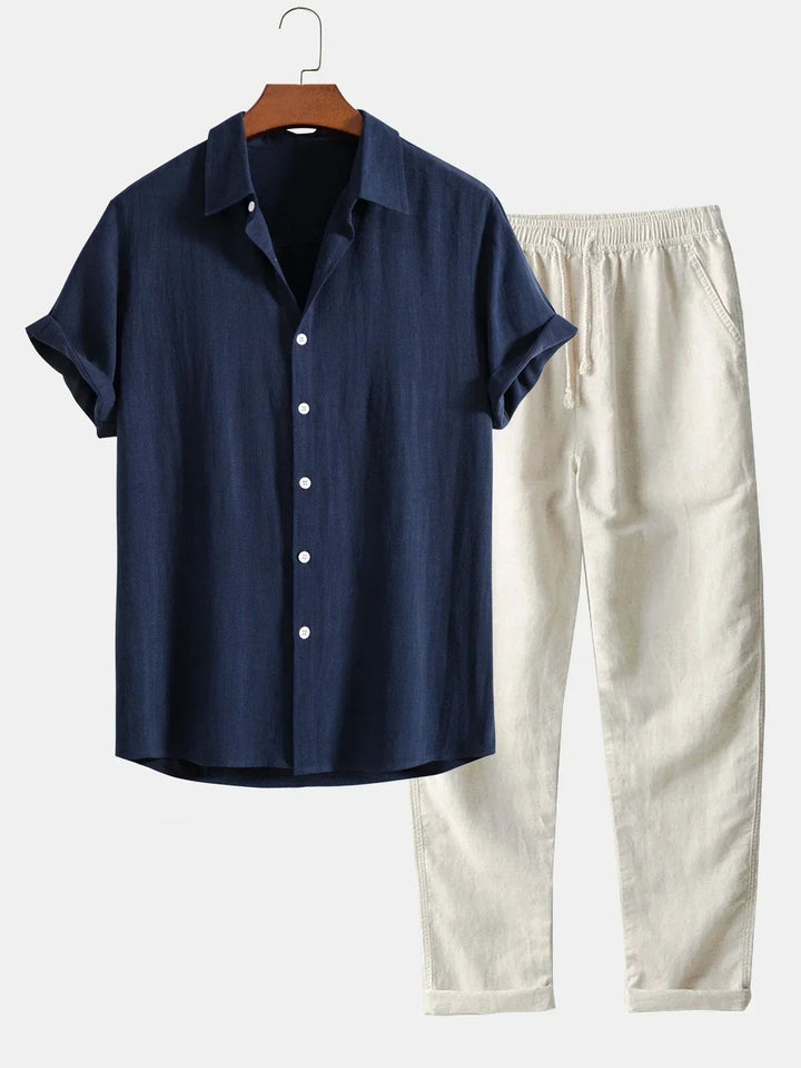 Heren Set | Straight | Met Knoopjes | Zomer