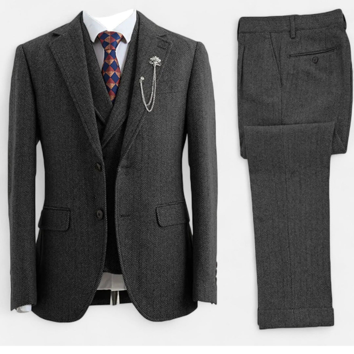 Heren Set | Elegant | Getailleerd Met Knopen | Lente