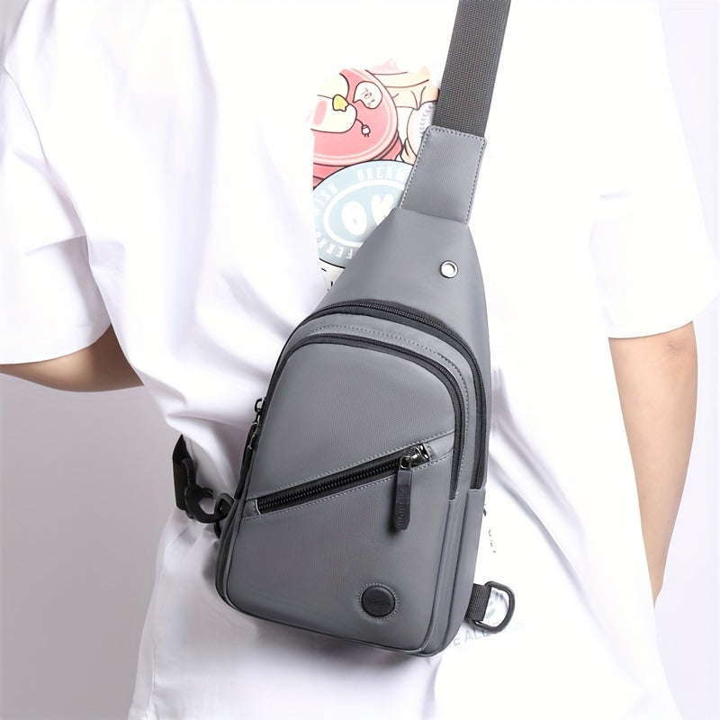 Heren Borsttas | Trendy & Multifunctioneel | Voor Studenten & Outdoor | Oxford Stof