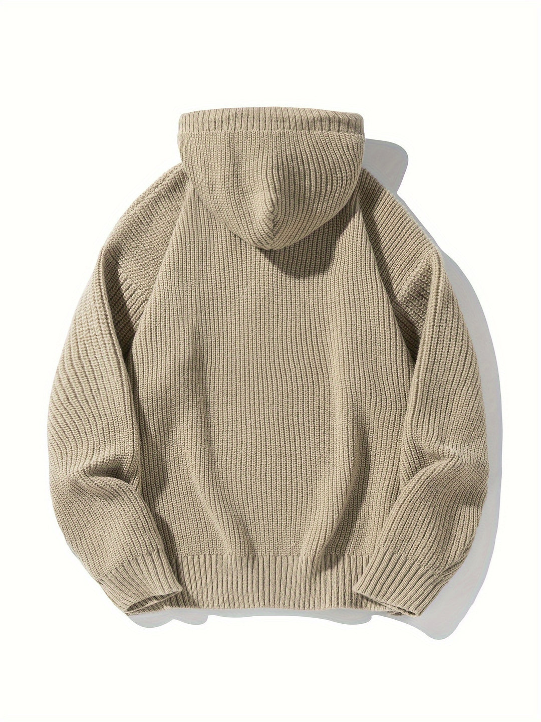 Heren Gebreide Hoodie | Retro Stijl & Comfortabel | Met Zakken | Lente/Herfst