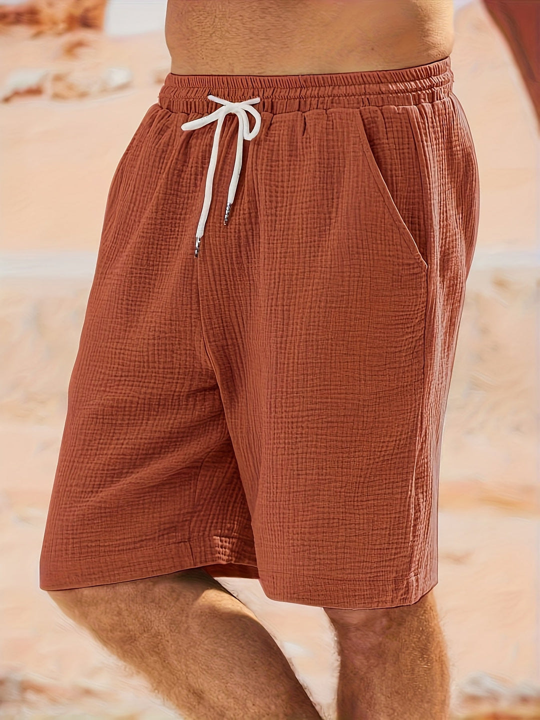 Heren Short | Straight | Trekkoord | Zomer