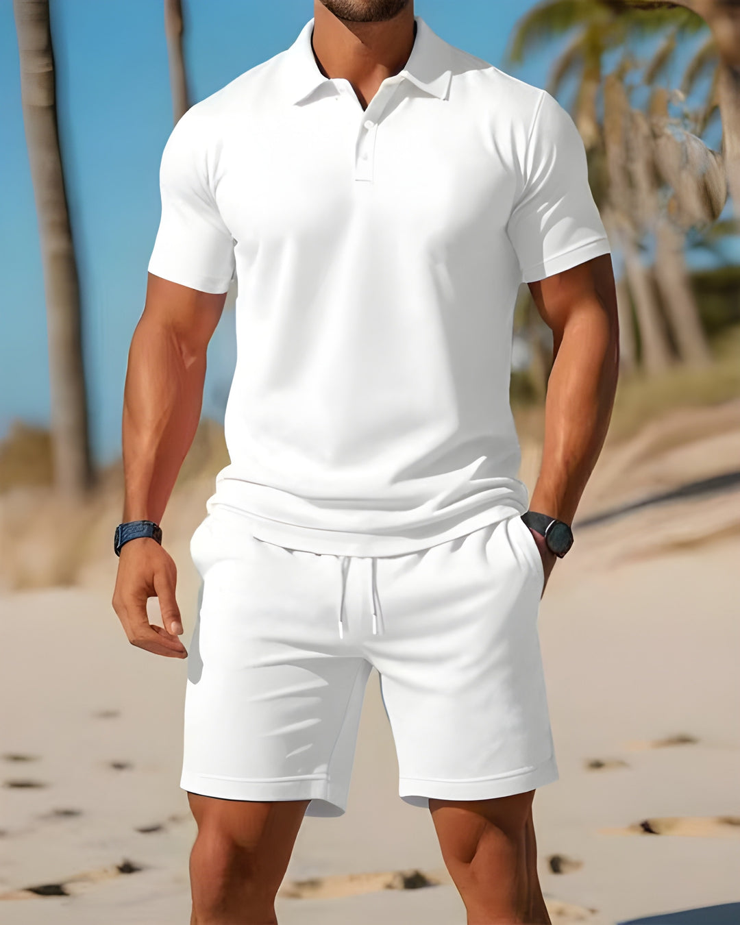 Heren Zomersport Set | Lichtgewicht & Casual | Stijlvol & Comfortabel