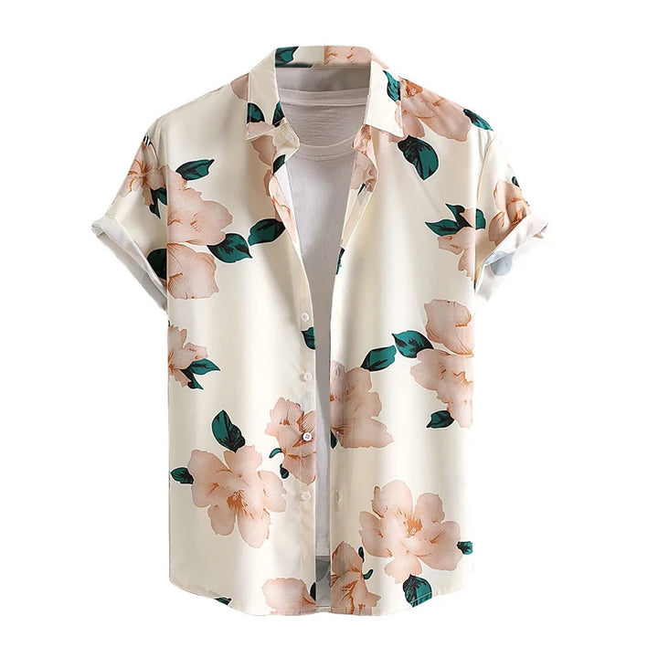 Heren Shirt | Korte Mouw | Paisley Print | Zomer