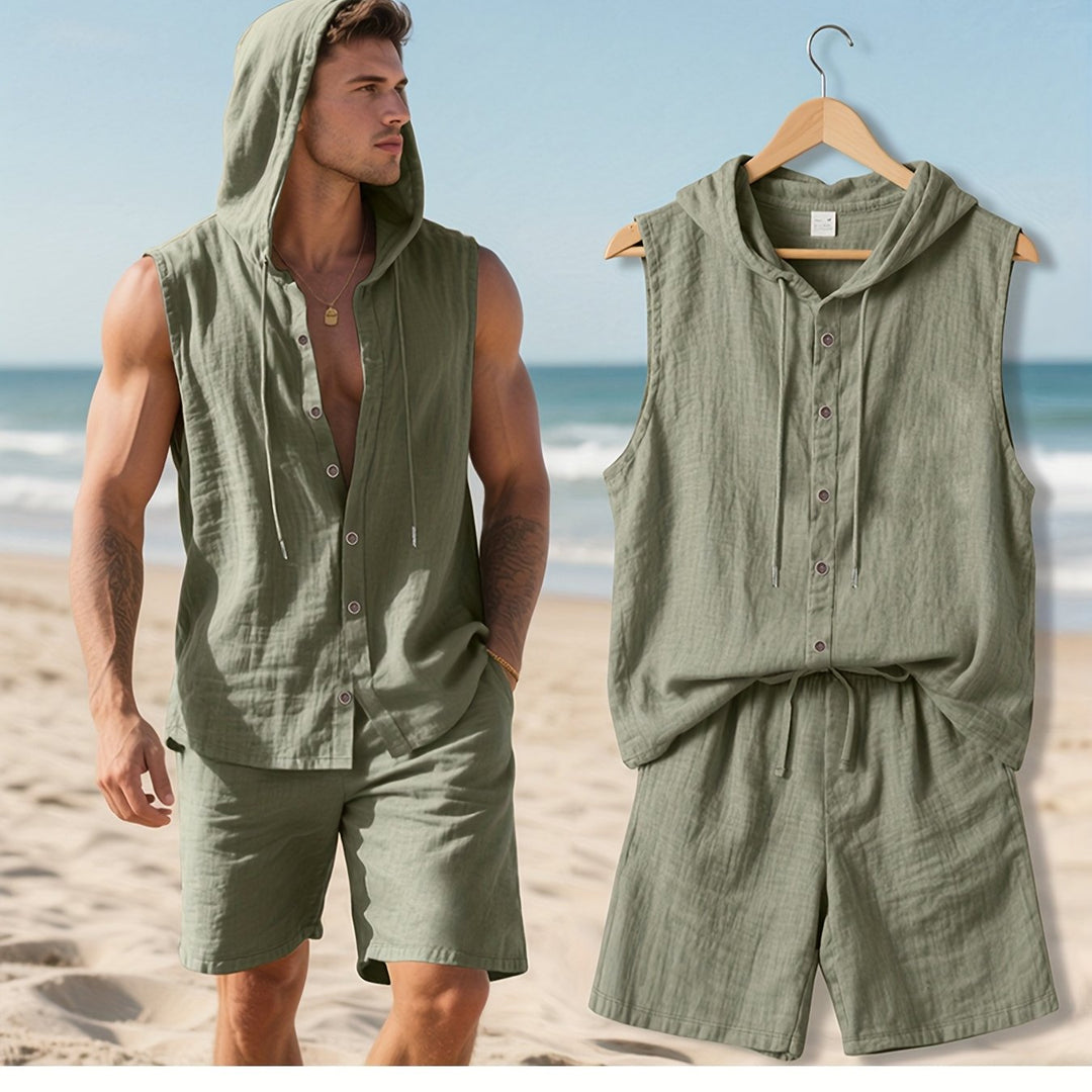 Heren Set | Casual | Met Capuchon | Zomer