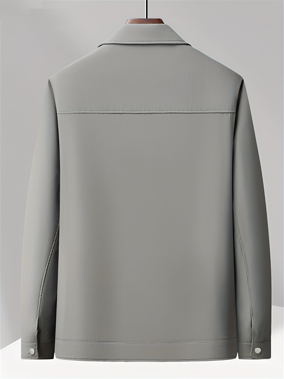 Heren Casual Jas | Duurzaam & Stijlvol | Knoopsluiting & Meerdere Zakken | Lente & Herfst
