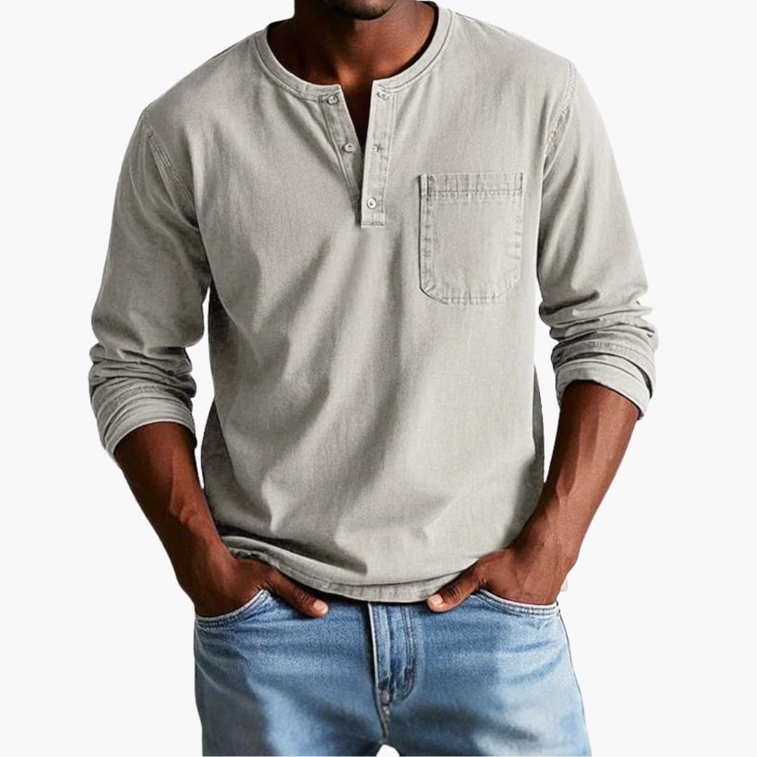 Heren Blouse | Straight | Met Knoopjes | Lente