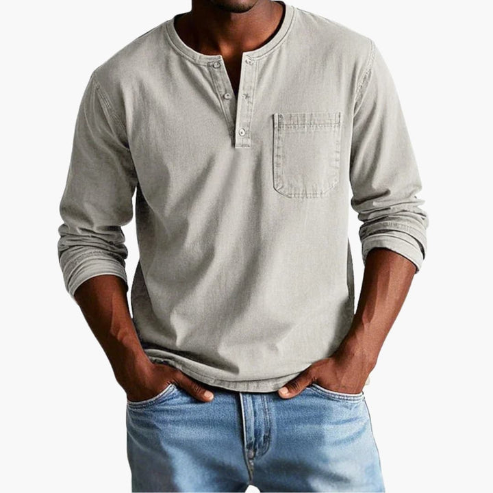 Heren Blouse | Straight | Met Knoopjes | Lente