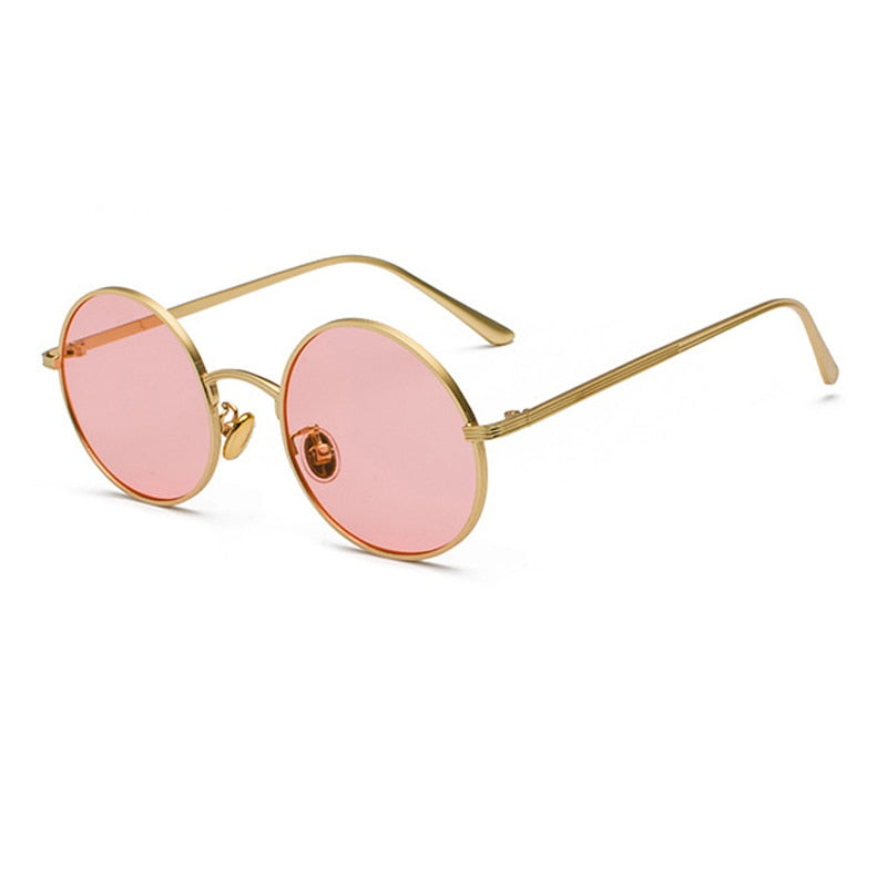 Zonnebril Heren | Rond Metalen Montuur | Vintage Retro Look | Klassiek Ontwerp