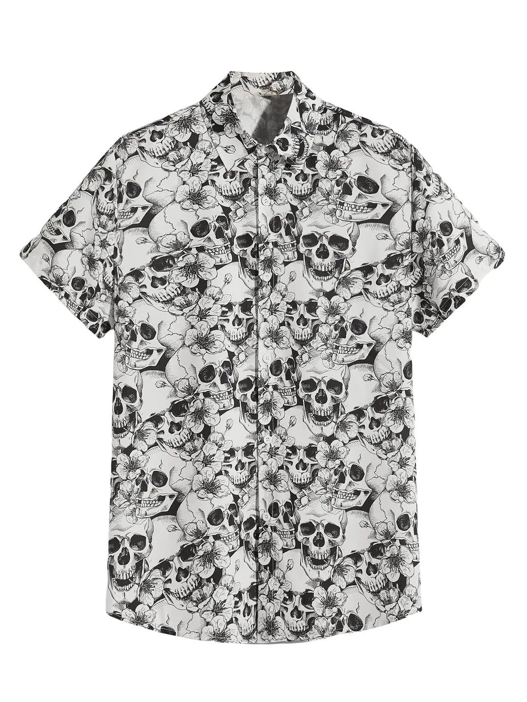 Heren Shirt | Korte Mouw | Bloemenprint | Zomer