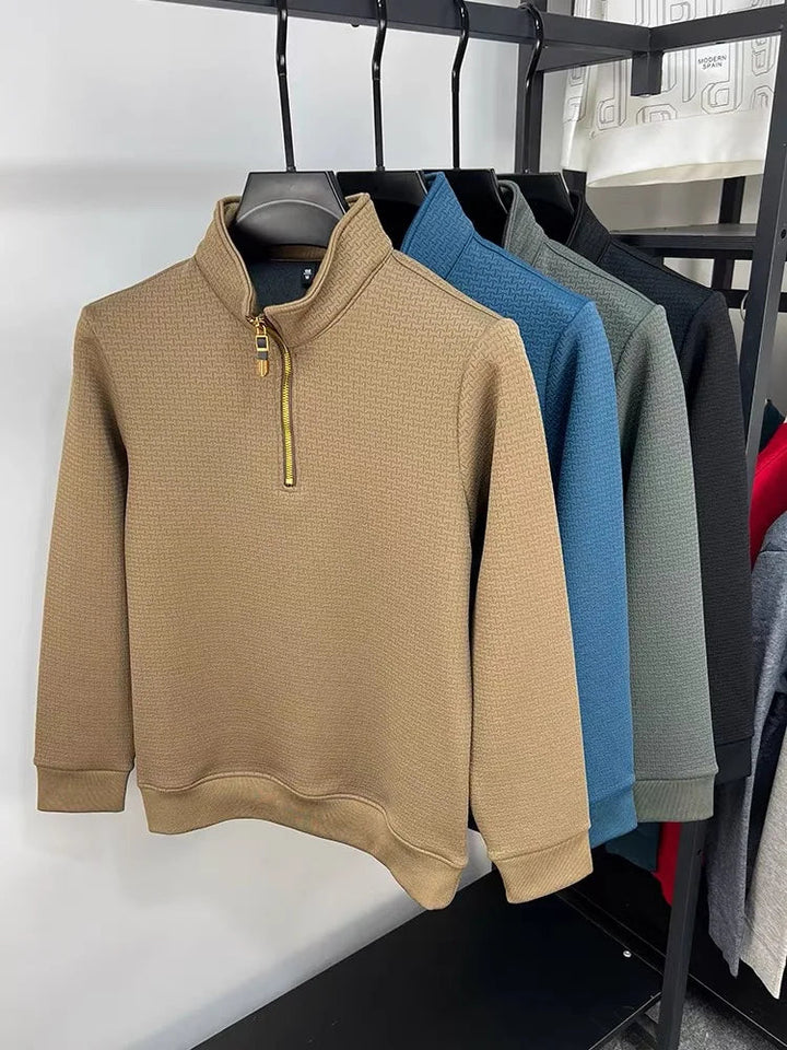 Stijlvolle Zip-Up trui voor heren met eersteklas comfort en moderne uitstraling | Nathan