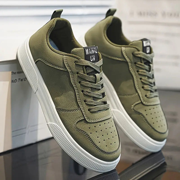 Sneakers Heren | Ademend & Comfortabel | Lage Sportschoenen met Veters