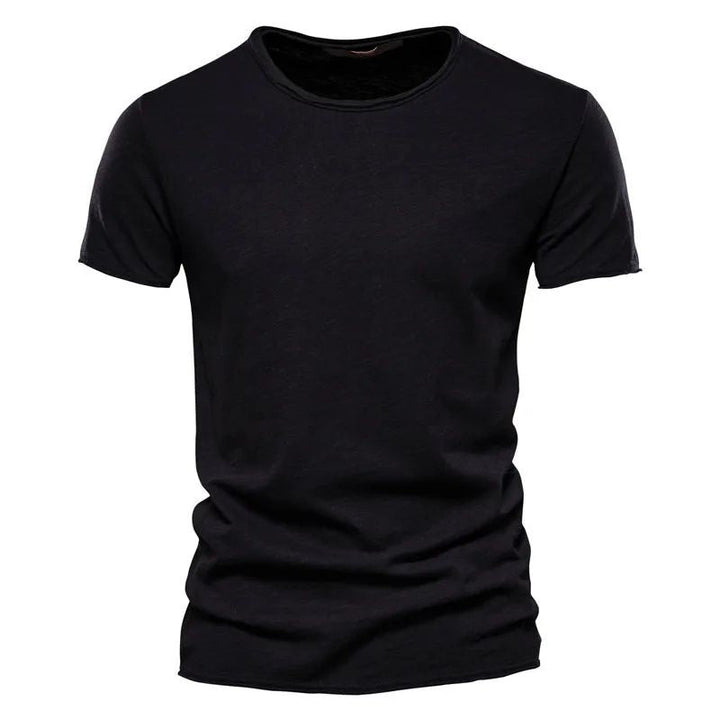 Heren T-shirt | Slim Fit Pasvorm | Ademend Katoen | Korte Mouw | Casual Top