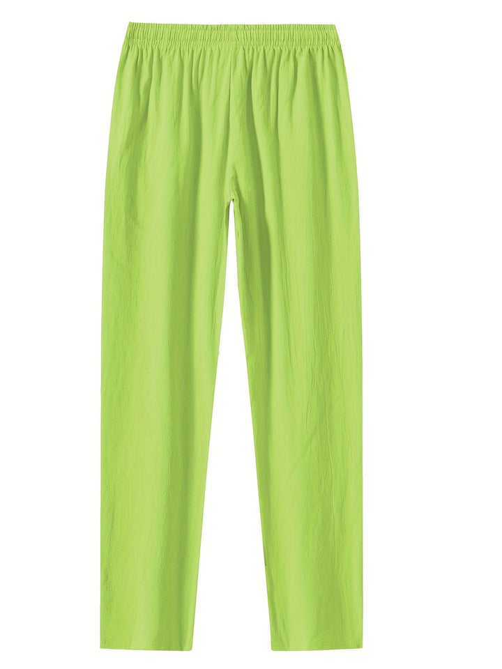 Heren Broek | Tapered | Trekkoord | Zomer