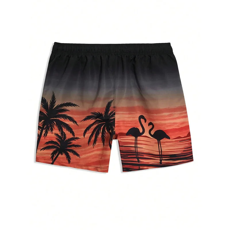 Heren Short | Retro | Trekkoord | Zomer
