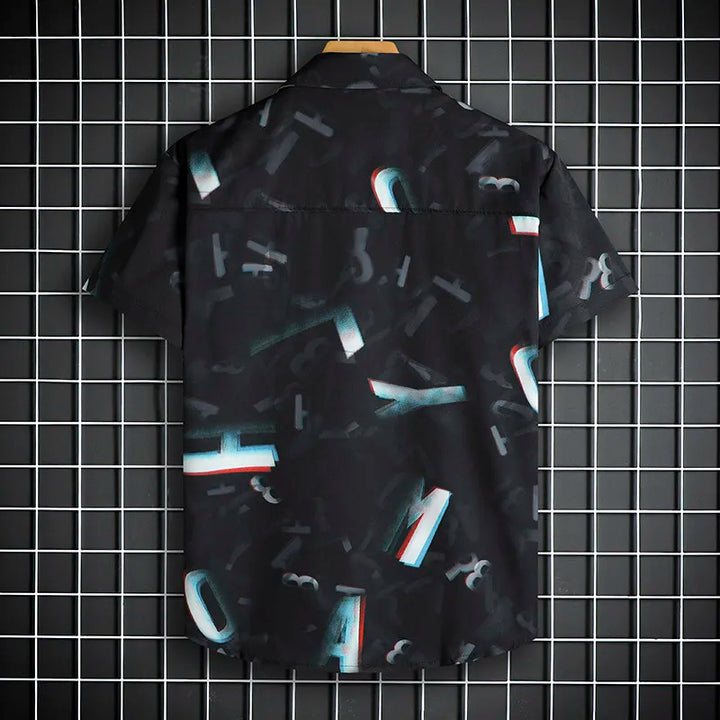 Heren Shirt | Korte Mouw | Grafische Print | Zomer