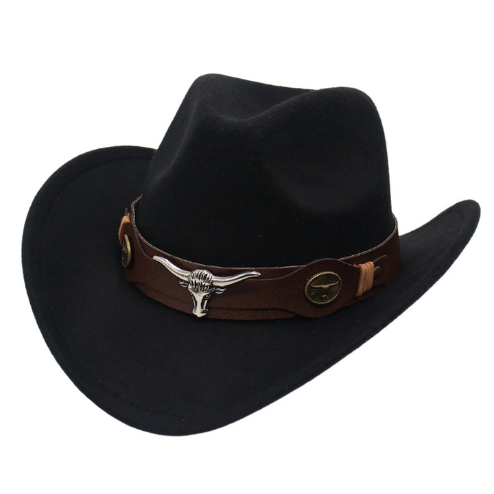 Cowboy Hoed | Klassiek Model | Vegan Leer & Gevlochten Kinband | Verstelbaar Design
