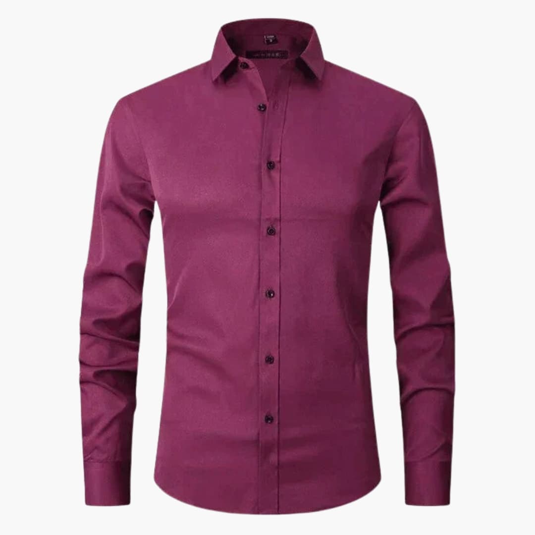 Heren Shirt | Slimfit | Lange Mouw | Zomer