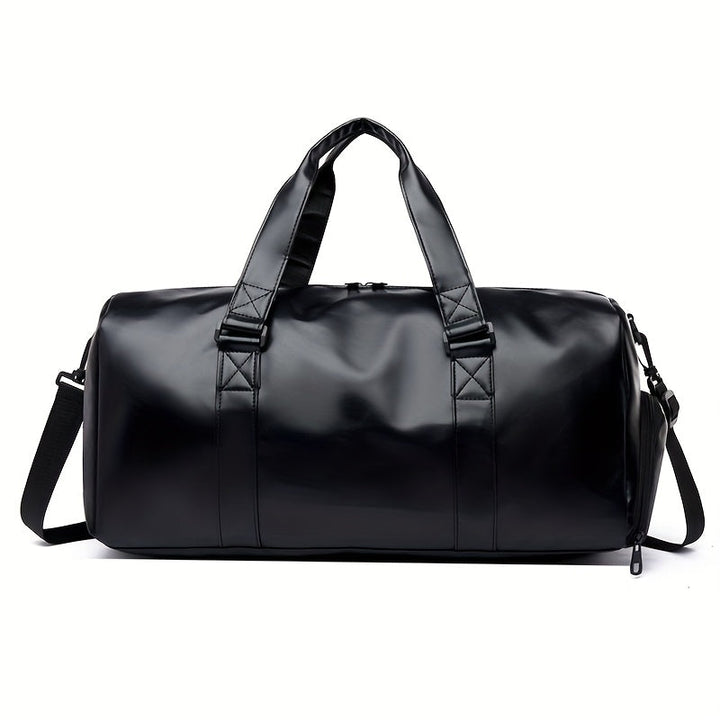 Heren Reistas | Vintage Stijl  | Telescopisch Handvat & Crossbodyband | Zwart