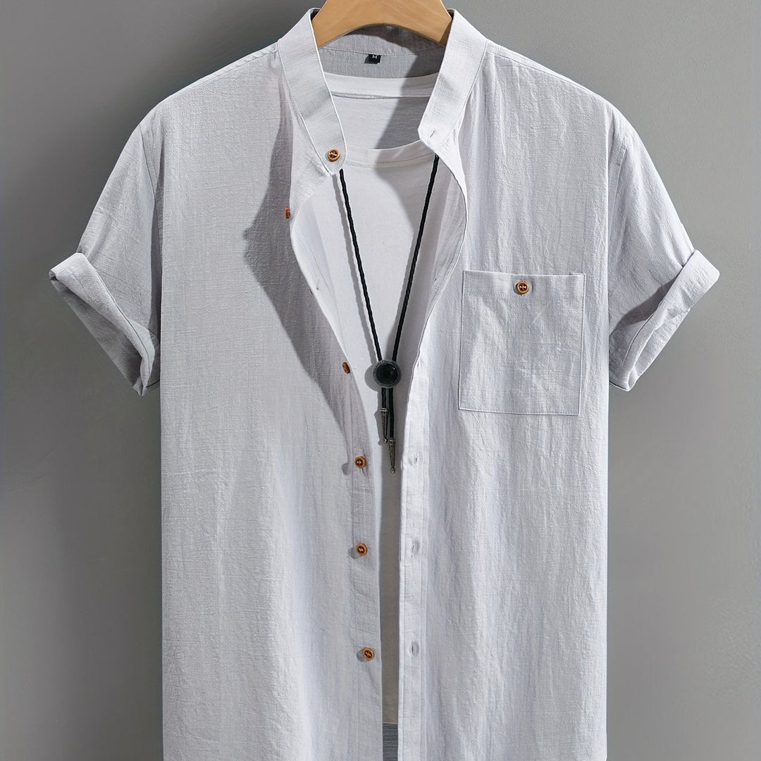 Heren Shirt | Straight | Korte Mouw | Zomer