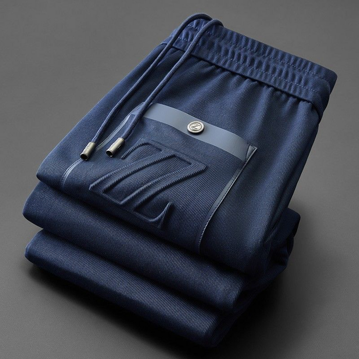 Luxe zijden joggerbroek voor heren met ultiem comfort en moeiteloze elegantie | Xavi