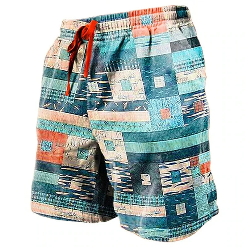 Heren Short | Retro | Trekkoord | Zomer