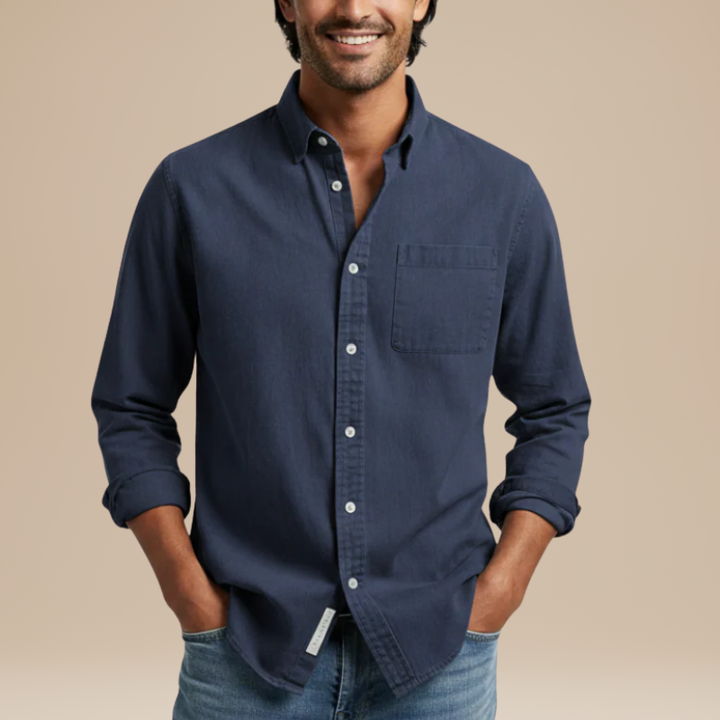 Overhemd Heren | Casual & Elegant | Met Borstzak