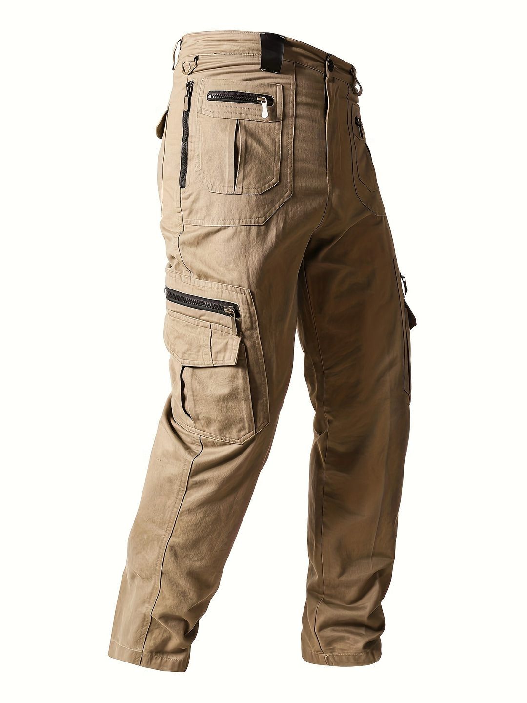 Heren Cargo Broek | 100% Katoen | Multi-zakken Ontwerp | Casual & Comfortabel voor Outdoor