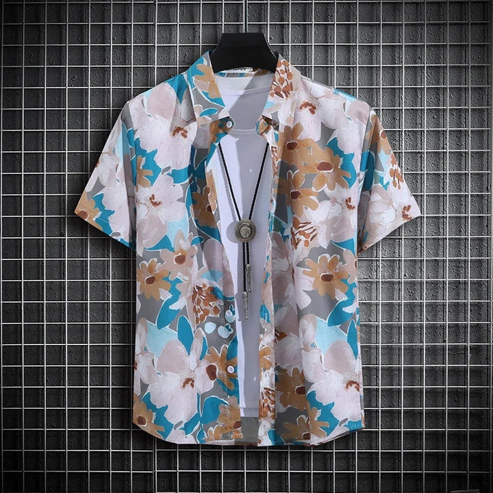 Heren Shirt | Tropisch | Knoopsluiting | Zomer
