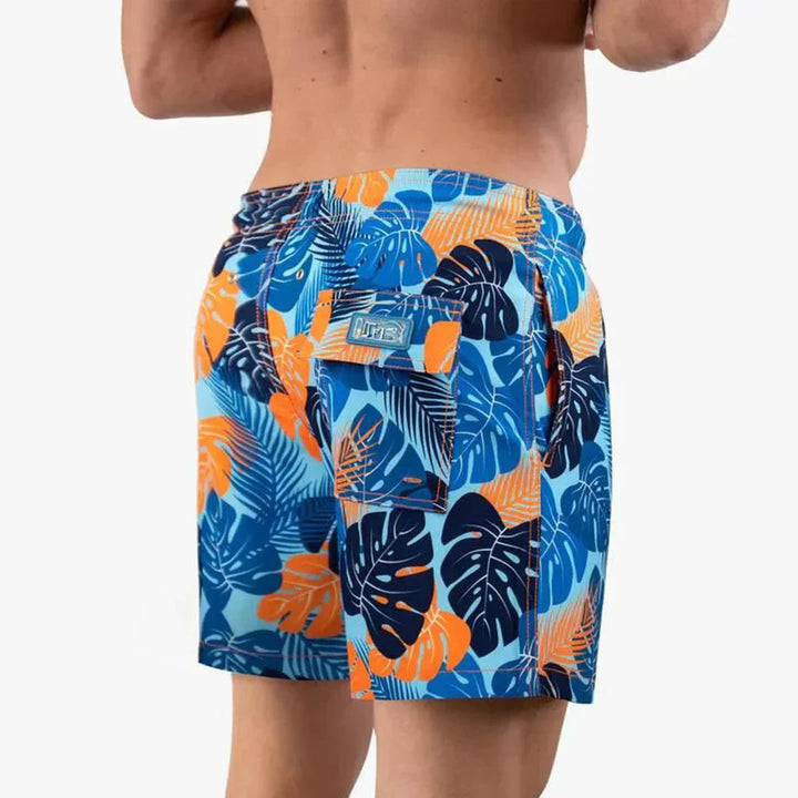 Heren Zwembroek | Straight | Trekkoord | Zomer