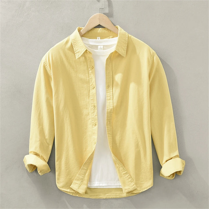 Heren Overhemd | Button Overhemd | Lange Mouwen | Minimalistisch