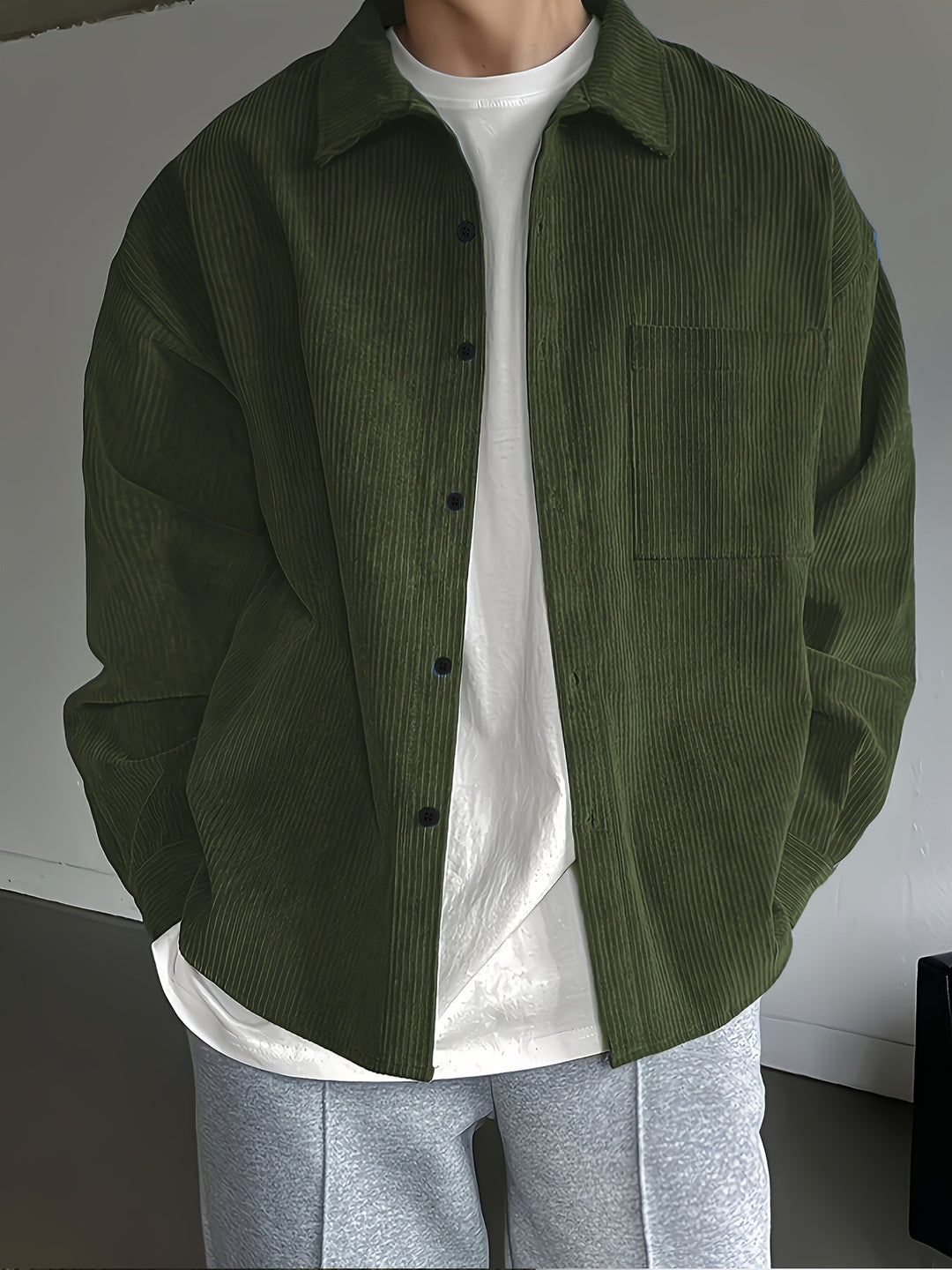 Heren Shirt | Oversized | Lange Mouw | Zomer